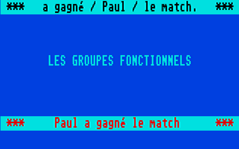 Langue Française Ecole CM1 atari screenshot