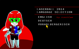 Laserball atari screenshot