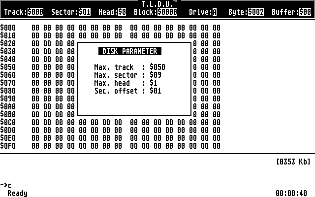 Last Disk Utility (The) atari screenshot