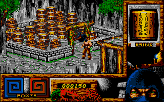 Last Ninja III atari screenshot
