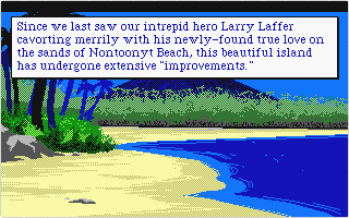 Leisure Suit Larry III - Passionate Patti in Pursuit of the Pulsating Pectorals! atari screenshot