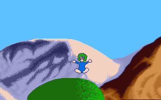 Lemmings atari screenshot