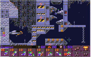 Lemmings II - The Tribes atari screenshot