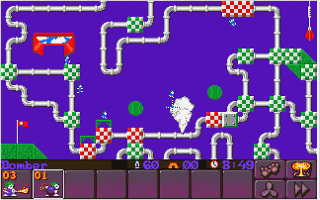 Lemmings II - The Tribes atari screenshot