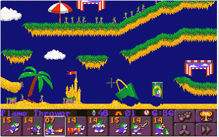 Lemmings II - The Tribes atari screenshot