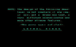 Lethal Xcess - Wings of Death II atari screenshot