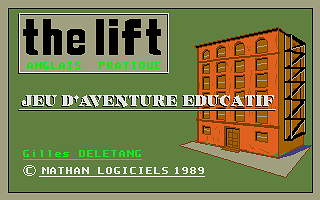 Lift (The) - Jeu Aventure Educatif atari screenshot