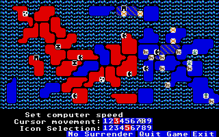 Lords of Conquest atari screenshot