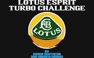 Lotus Esprit Turbo Challenge atari screenshot