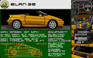 Lotus Turbo Challenge II atari screenshot