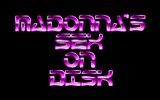 Madonna's Sex on Disk atari screenshot