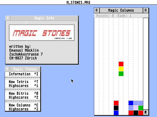 Magic Stones atari screenshot