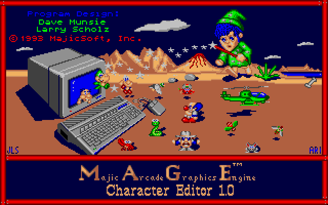 Majic Arcade Graphics Engine (MAGE) atari screenshot