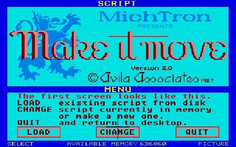 Make it Move atari screenshot