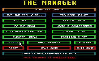 Manager (The) atari screenshot