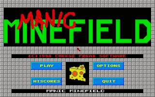 Manic Minefield atari screenshot
