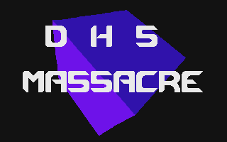 Massacre atari screenshot