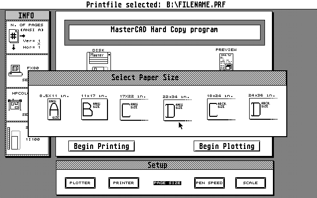 Master CAD atari screenshot