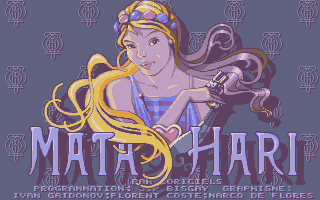 Mata Hari atari screenshot