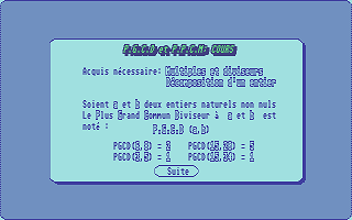 Maths 54 - Cinquieme et Quatrième atari screenshot
