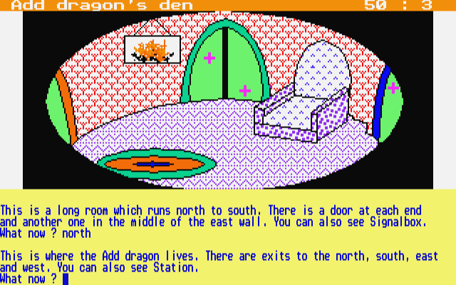 Maths Dragons atari screenshot