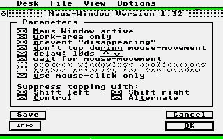Maus-Window atari screenshot