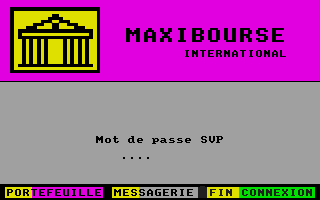 Maxi Bourse International atari screenshot