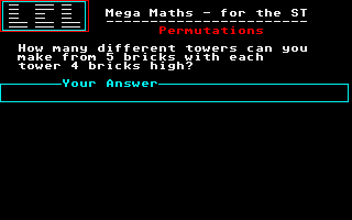 Mega Maths atari screenshot