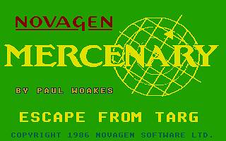 Mercenary - Escape from Targ atari screenshot