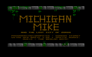 Michigan Mike & the Lost City of Zorog atari screenshot