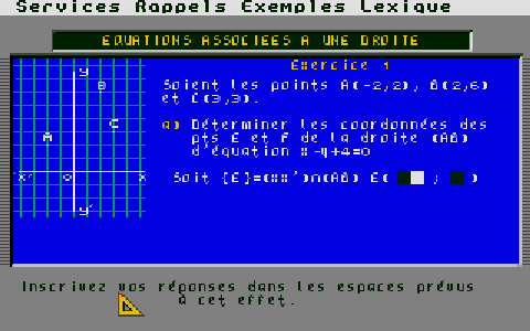 Micro Brevet Géométrie atari screenshot