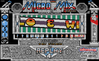Micro Mix Music Demo atari screenshot