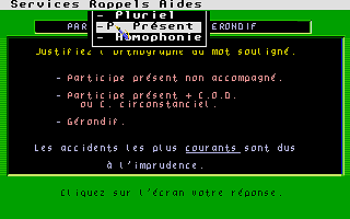 Microbrevet Francais atari screenshot