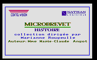 Microbrevet Histoire