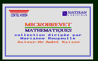 Microbrevet Mathematiques