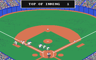 Micro League Baseball atari screenshot