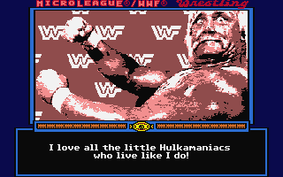 Micro League Wrestling atari screenshot
