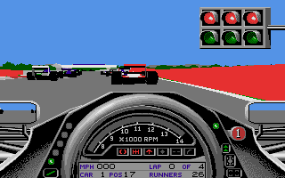Formula One Grand Prix atari screenshot