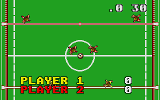 Microprose Soccer atari screenshot