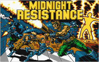 Midnight Resistance atari screenshot
