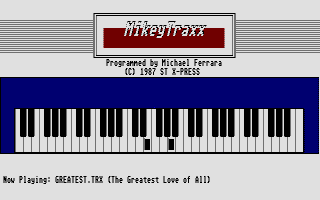 MikeyTraxx atari screenshot