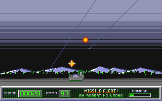 Missile Alert! atari screenshot