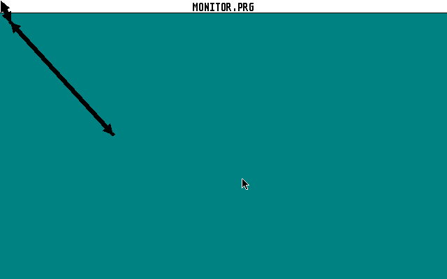 Monitor Test Pattern atari screenshot