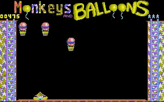 Monkeys & Balloons atari screenshot