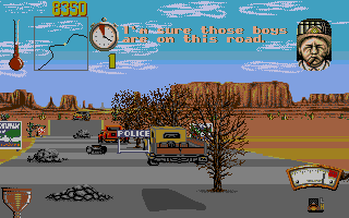 Moonshine Racers atari screenshot