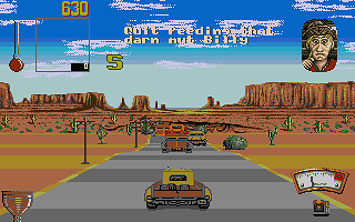 Moonshine Racers atari screenshot