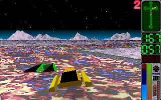 Moonspeeder atari screenshot