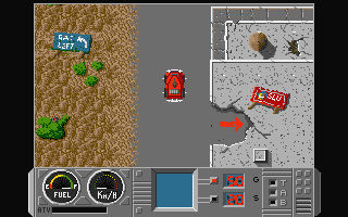 Motor Massacre atari screenshot