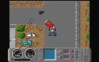 Motor Massacre atari screenshot