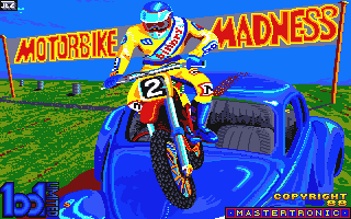 Motorbike Madness atari screenshot
